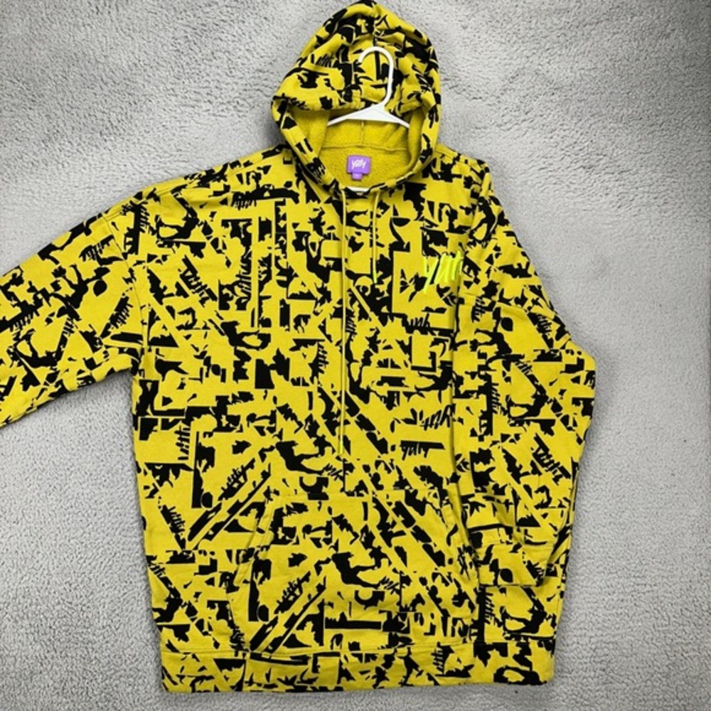 Yitty Fabletics Major Label Oversized Hoodie Mens‎ One Size Yellow Black Lizzo